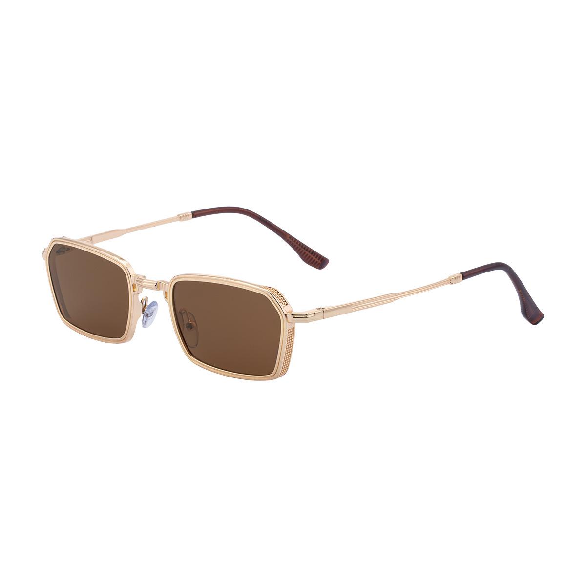 

KAJILA Women s 2025 European Punk Square Sunglasses with Zinc Alloy Temple