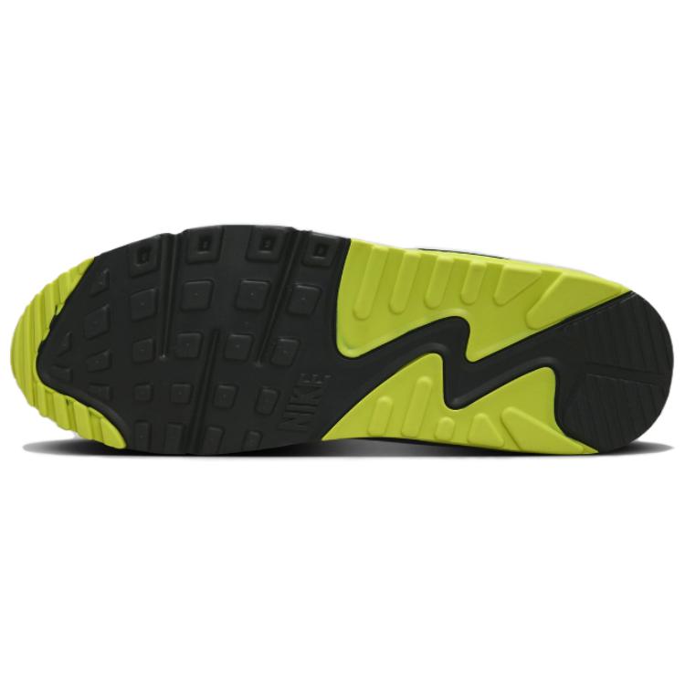 Nike Tênis Masculino Air Max 90 Cyber Verde Branco Cinza Escuro DM0029-107