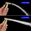 Stainless Steel Gold Brushed Toilet Bidet Spray Wc Bathroom Shower Head Sprayer Set Douche Handheld Water T Valve Hose Kit
