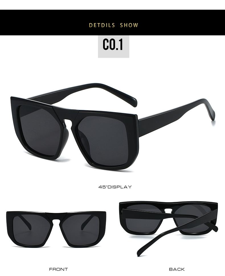 

New Oversized Square Frame Women Sunglasses Fashion Brand Designer Trendy Men Sunglass Outdoor Driving Travel Eyeglasses Uv400