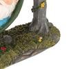 Harz Gartenfigur Gartenzwerg Hängende Outdoor Zwerg Dekoration Hängematten Zwerg Statue Hof Rasen Veranda
