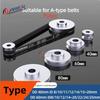 V-belt Pulley A-type Single Groove Aluminum Alloy Motor, Motor, Spindle Drive Pulley, Rubber V-belt Pulley Outerdiameter40~150mm