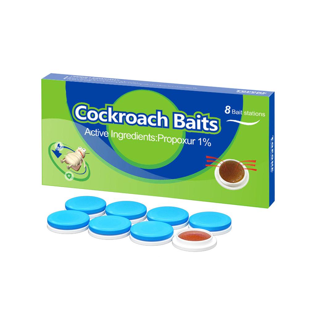 Cockroach Medicament Cockroach Killing Glue Decoy Insecticide Decoy Household Cockroach Killing Kitchen Cockroach Stickers Six Pieces