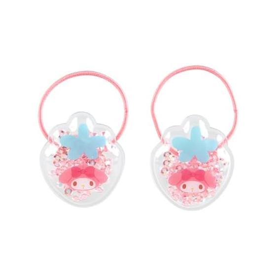 Sanrio (SANRIO) Sanrio Kids Accessories Shakashaka Ponytail Holder Set of 2 My Melody My Melody My Melody 3.5 x 3 x 0.7 cm Character 910058 SANRIO