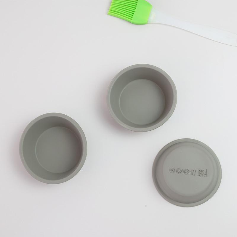 5Pcs Silicone Cake Mold Air Fryer Bowl Reusable Household Oven Cake Pudding Baking Mold Kitchen Baking Accessories