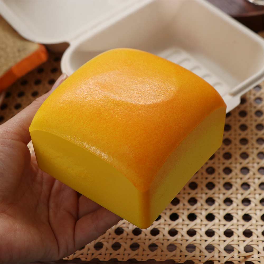 Slow Rising Squishy Toast Bread Hand Relax Slow Rebound Toy Sensory Fidget Ball Birthday Gift