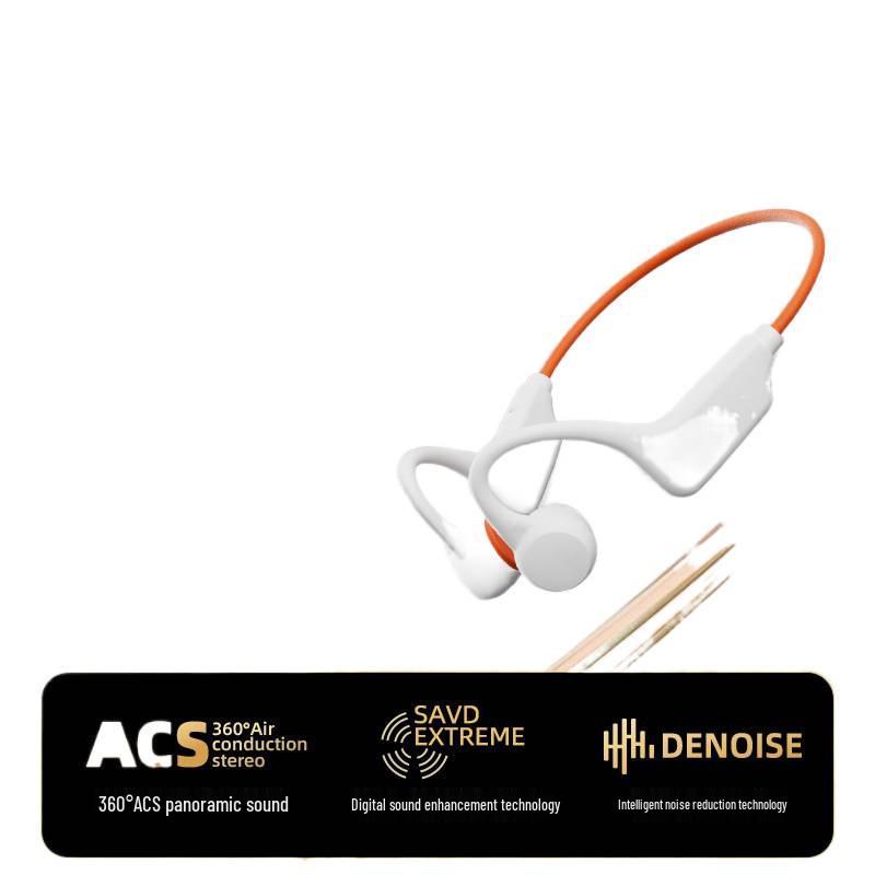 Waterproof Wireless Bone Conduction Neckband Earphones for Running & Cycling