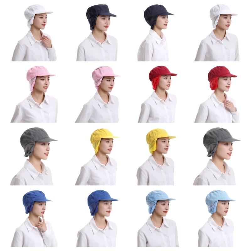 Stylish Kitchen Cap Keep Hair Neat Adjustable Elastic Chefs Hat Working Cap