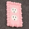 Cream Style Light Switch Cover Piping Texture Wall Plate Cover Decorative Wall Plate  Bedroom Decor