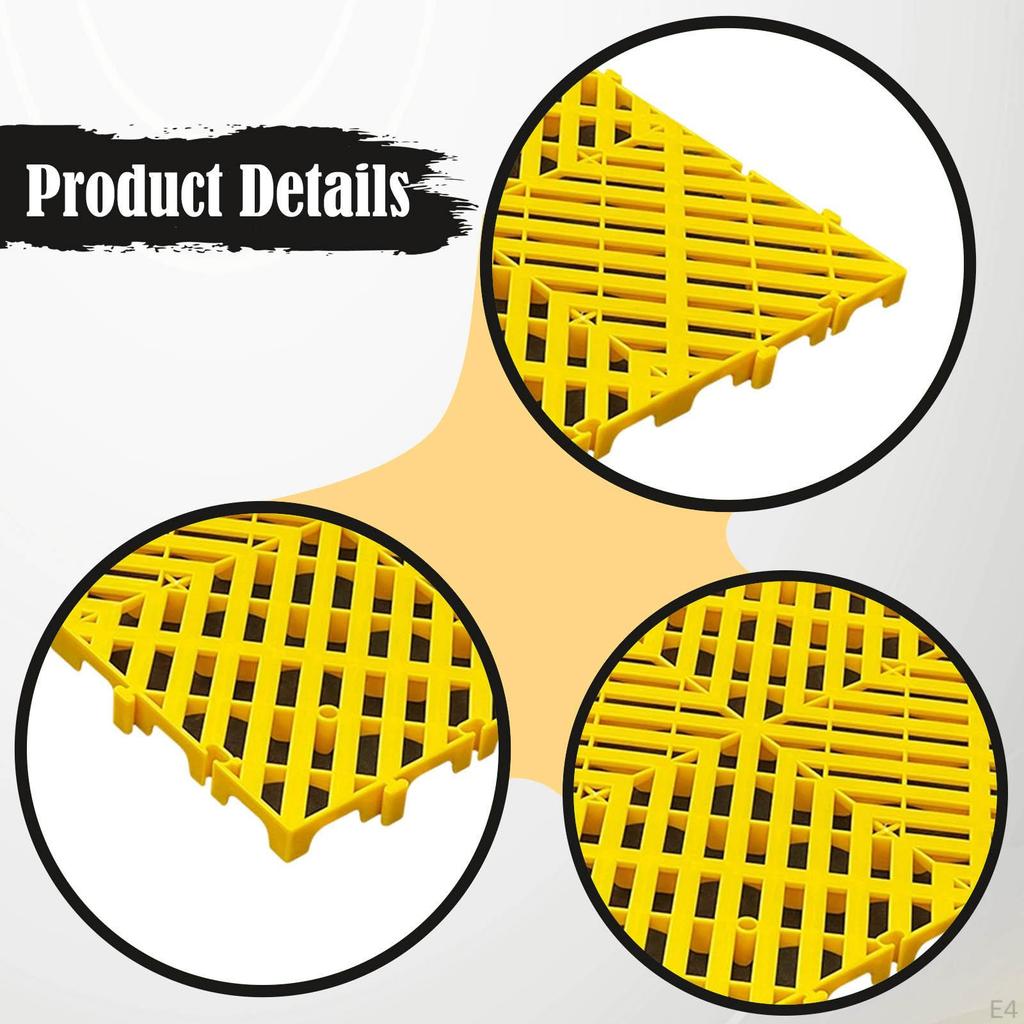 Atmungsaktive, Verschleißfeste Bodenmatte für Lagerung, Balkone, Kleiderschränke und Außenküchen