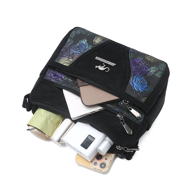 Women's Bag Shoulder Bag Middle-Aged Mother Bag Large Capacity Crossbody Small Square Bag