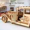 3D Ury Wooden Puzzle Retro Vintage Car Classic Nostalgic Movies Vehicle Assembly Model Diy Decoration Gift Toys For Kids Adults