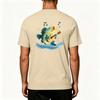 Men's UPF 50 Plus Sun Protection Stretch Short Sleeve T-Shirt Outdoor Fishing Sports Lightweight Quick Dry Breathable Top