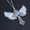 Angel Crossed Necklace Women Sweater Chain Female Hip-hop Non-fading Jewelry