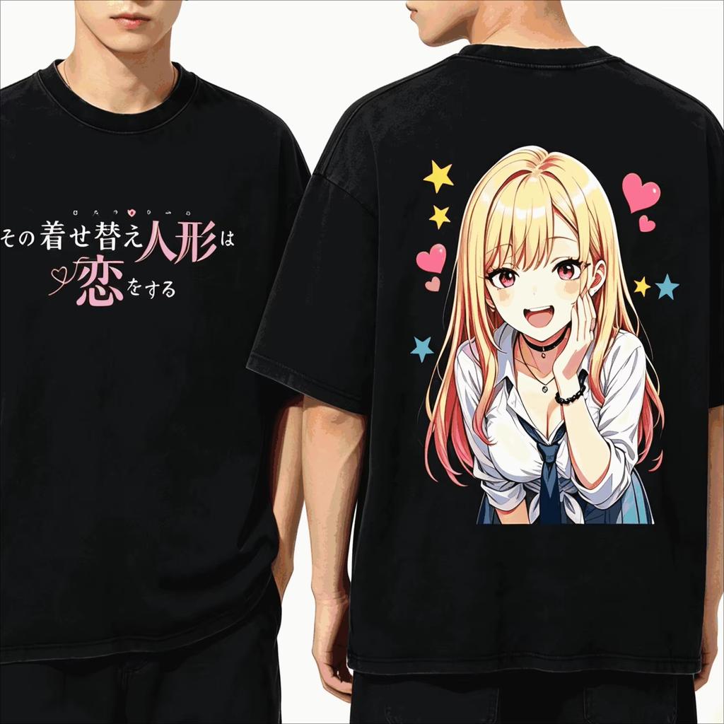 Summer Hot Sale Vintage My DressUp Darling Marin Kitagawa Anime Graphic Unisex Print Casual Outdoor Pure Unisex And Unisex TShirt