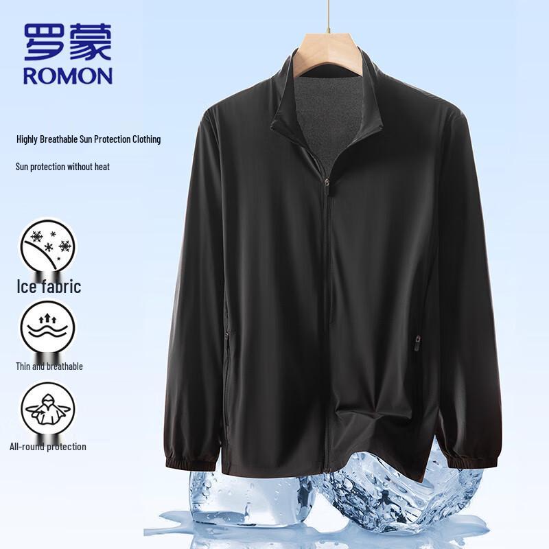 Romon Men's Ice Silk UPF 50+ Sun Protection Jacket