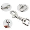 316 Edelstahl Vierkantöse Wirbelbolzen Karabinerhaken 60/66/73 mm Tauchclip Marineyacht Takelage Hardware zum Tauchen 5er Set
