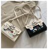 2023 Trendy Women's Colorblock Graffiti Crossbody Bag - Summer Fashion