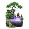 Humidificador de cascada con fuente atomizadora de escritorio para decoración de escritorios de oficina y hogar.