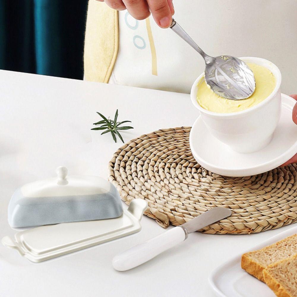 Reusable Butter Box Household Storage Tray Baking Tools Butter Dish  Fruit
