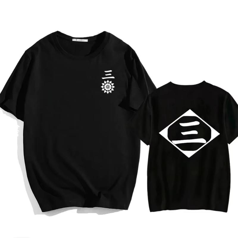 Hot Sale Anime Cotton T-Shirt Bleach Cosplay Shirt Zaraki Kenpachi Men Women O-Neck Short Sleeve Tee Fashion Tshirt for Fans
