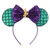 Cute Mermaid Princess Crown Magic Wand Headband For Girls Cosplay Costume Accessory