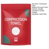 20Pcs Compressed Towels Portable Compression Face Towel Disposable Cotton Washcloth for Travel Home Outdoor