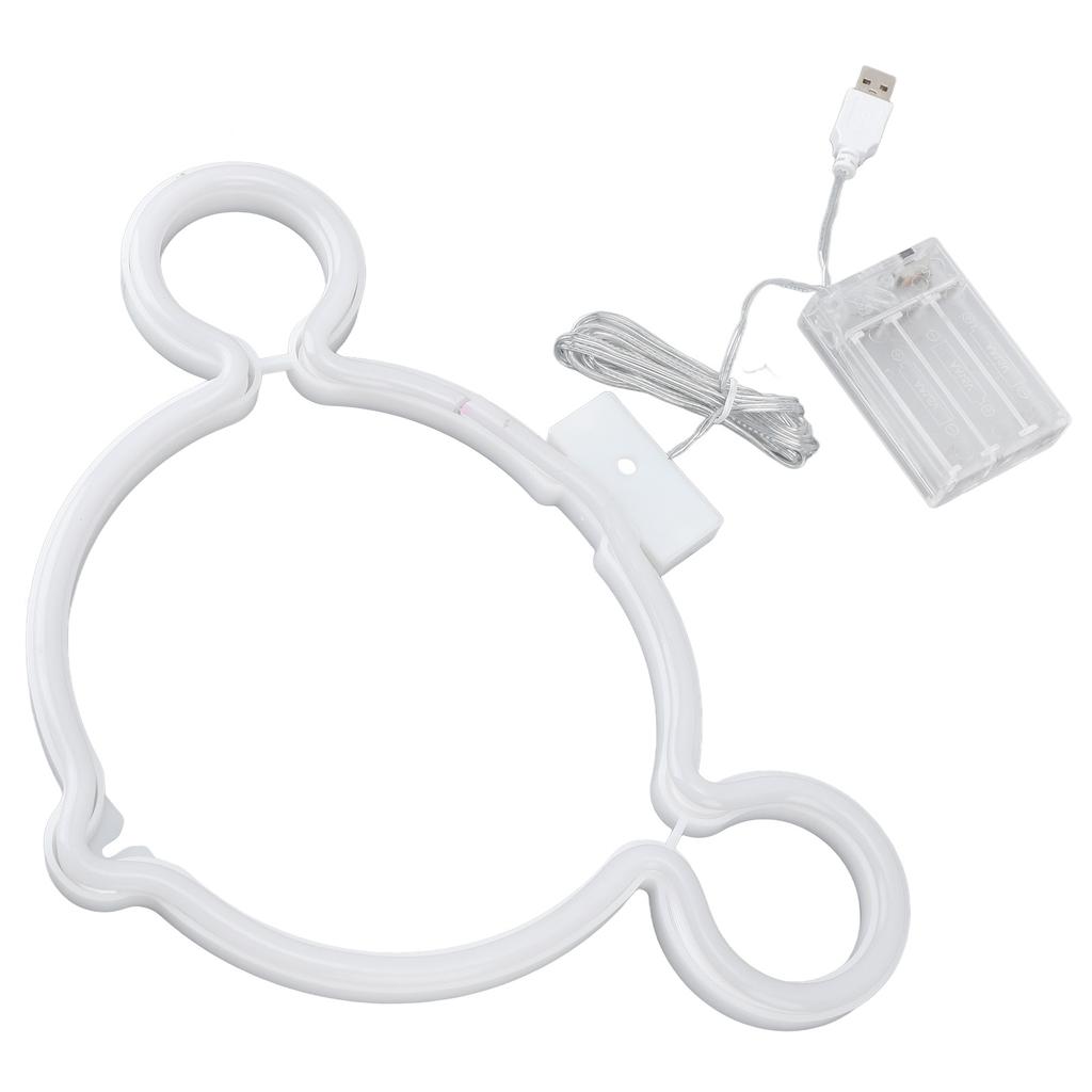 LED Neon Lights Signs USB Or Battery Powered PVC and ABS Neon Wall Light for Bedroom Kids Room Wedding