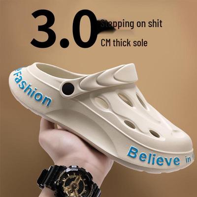 Men's 3.0 Non-slip Closed-toe Thick Sole Summer Clog-like Sport Outdoor Beach Sandals