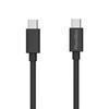 Lot 3 Cables 20cm USB-C USB-C Noir pour Samsung Galaxy A3 2017 / A5 2017 / A8 2018 / A9 2018 Phonillico®