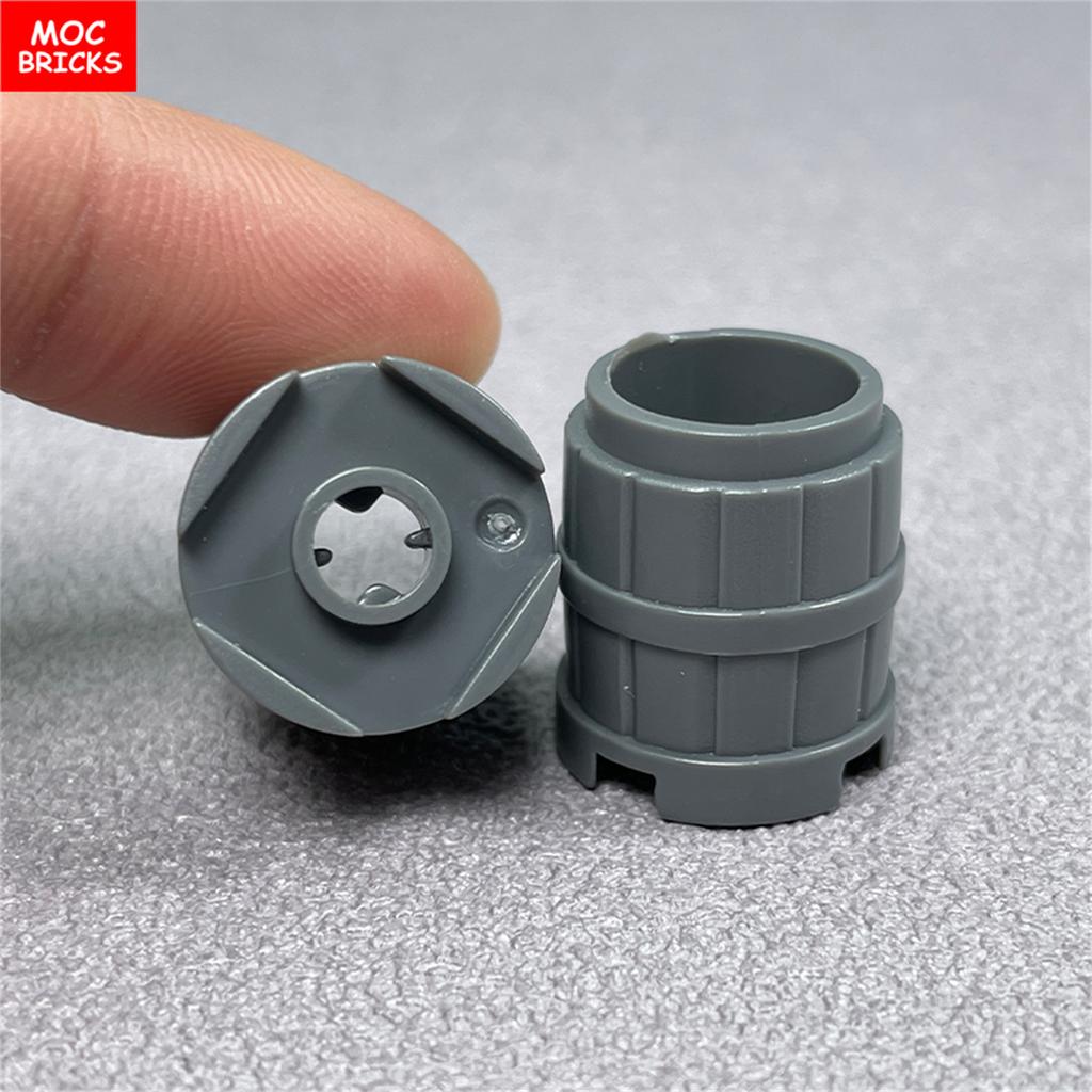 MOC Bricks Container Series Display Box Bucket Basin Pot Pack Basket Attachments Assembled Constructing Blocks Playthings Children Gift