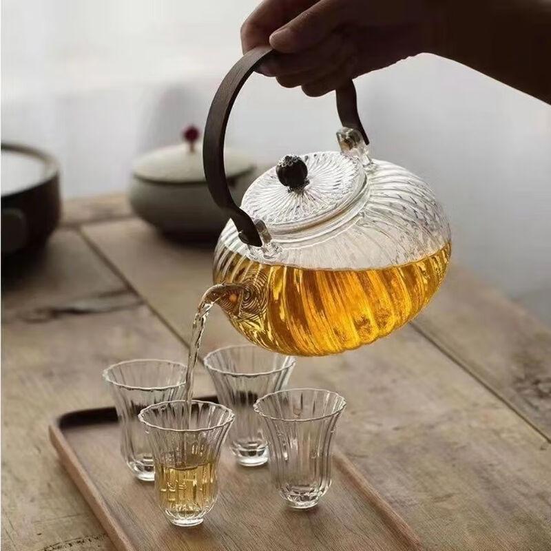 Glass Tea Brewing Pot Set with Electric Ceramic Stove