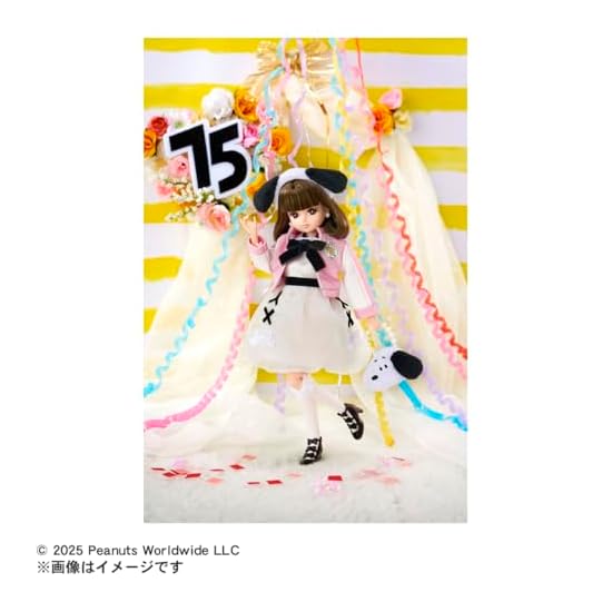 TAKARA TOMY Licca-chan Doll Photogenic Licca PEANUTS 75th Anniversary Snoopy Style