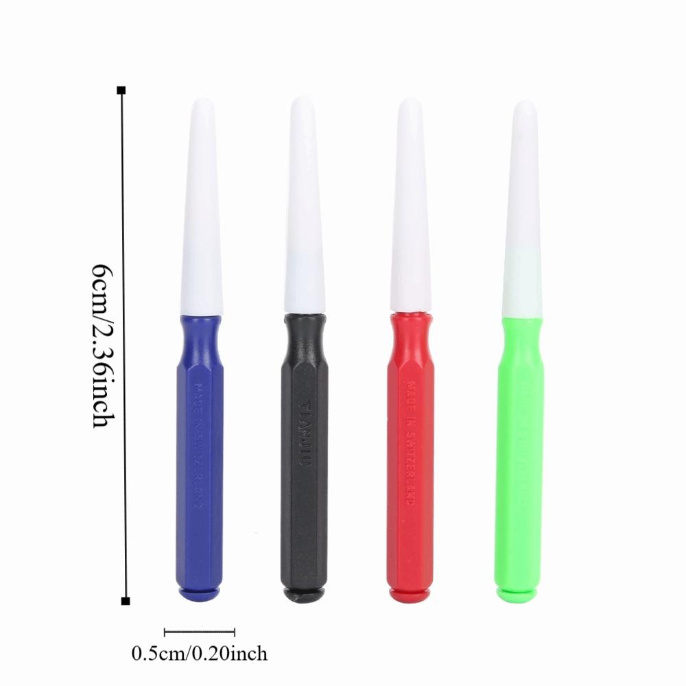 Plastic Material Watch Repairing Tool 4pcs Set Oil Pin Pen Watch Repair Kit  Professional Use
