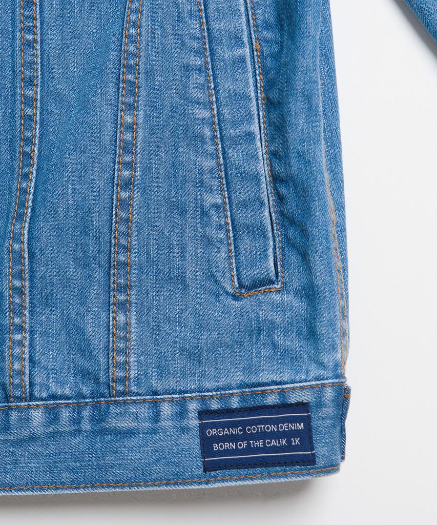 Untouched Semi Overfit Denim Jacket Sky Blue