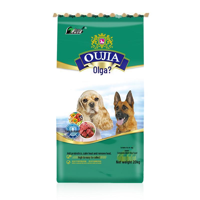 Isha Oga Teddy Golden Retriever Adult Dog Food, Milk Cake Flavor, 20kg (40lbs)