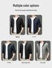Men's Double-Sided Mulberry Silk Jacket - Hooded, Loose Fit, Business Casual, Spring/Autumn Outerwear