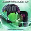 1/2Pcs Kids Youth Padded Protective Compression Shirt Hip Pad Shorts for Football Basketball Snowboarding