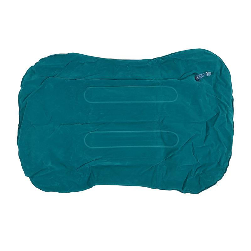 Car Portable Neck Protection U-shaped Compression Inflatable Pillow, Outdoor Nap, Camping, Travel Flocking PVC Airplane Pillow