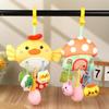 Baby Plush Animal Hanging Rattle Toy Baby Rattles Mobiles Cute Hanging Bell Educational Baby Toys For Stroller Crib Decoration