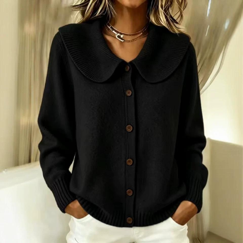 2026 Women's Clothing Europe, America, Autumn and Winter New Sweater Express Solid Color Long Sleeve Cardigan Hair