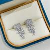 Musla Design Hot Sale Vintage Earrings for Women Fashion Luxury Jewelry 925 Sterling Diamonds Flower Shape Silver Stud Earrings