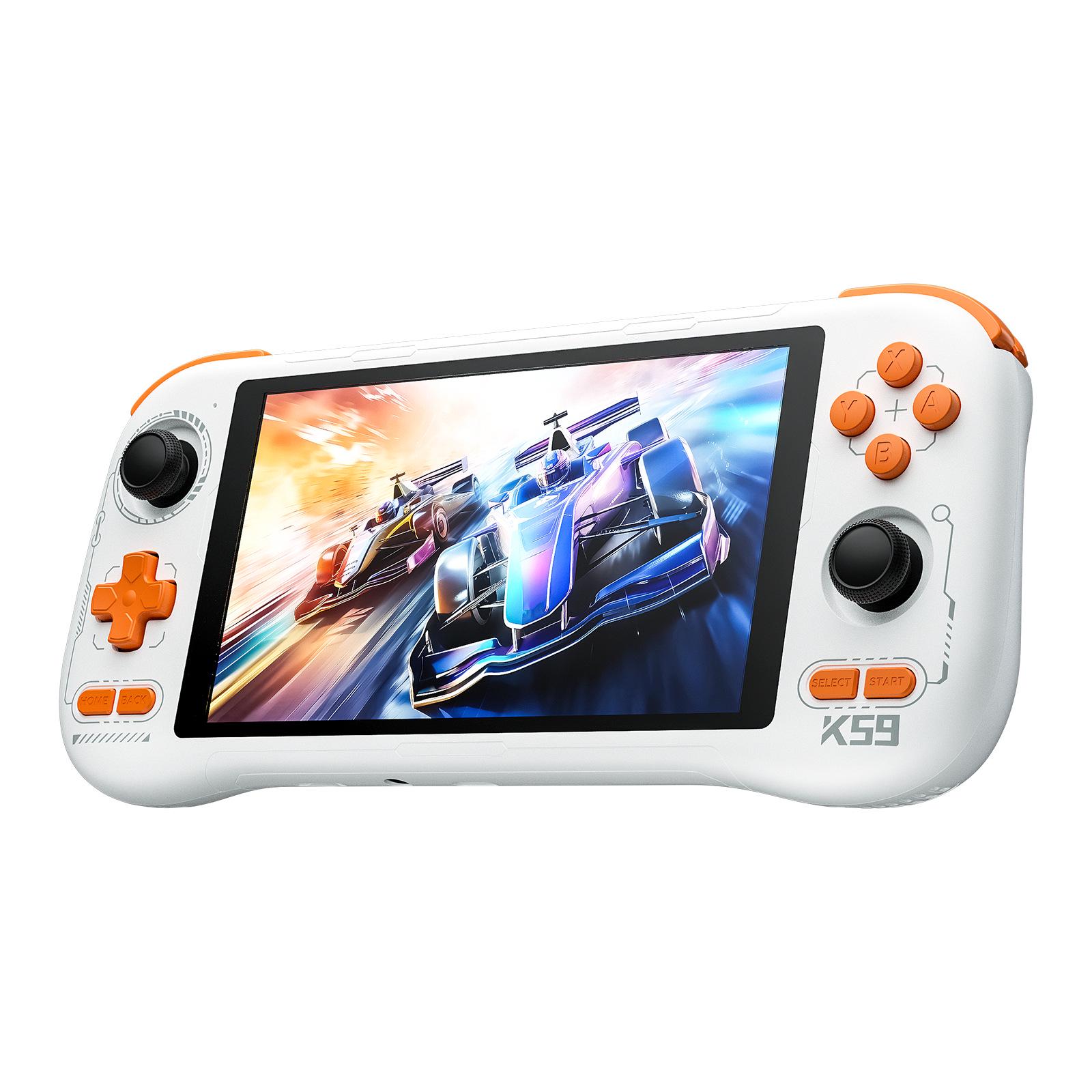 

K59 Android 14 Open-Source Retro Gaming Console: 6+128GB Memory, HD Large Screen, PSP Joystick, Arcade Machine, MTK G99