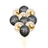 Black Gold 30 40 50 60 Years Birthday Party Confetti Balloon 30th 50th Birthday Party Decorations Adult Party Ballon Air Globos