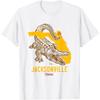 Jacksonville Florida FL Aligator Vacation Surf Sunset T-Shirt