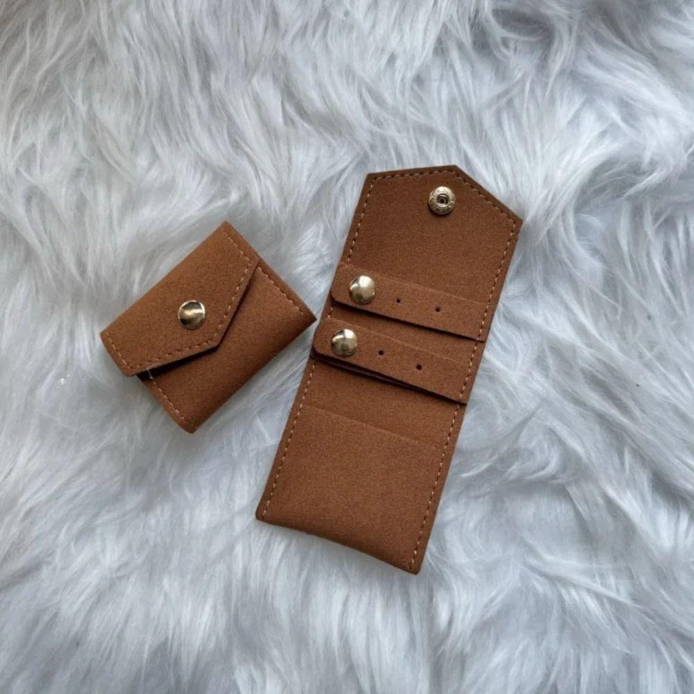 Mini Jewelry Bag Fashion Small Packing Pocket Earring Ring Storage Pouch Jewelry Snap Bag  Travel