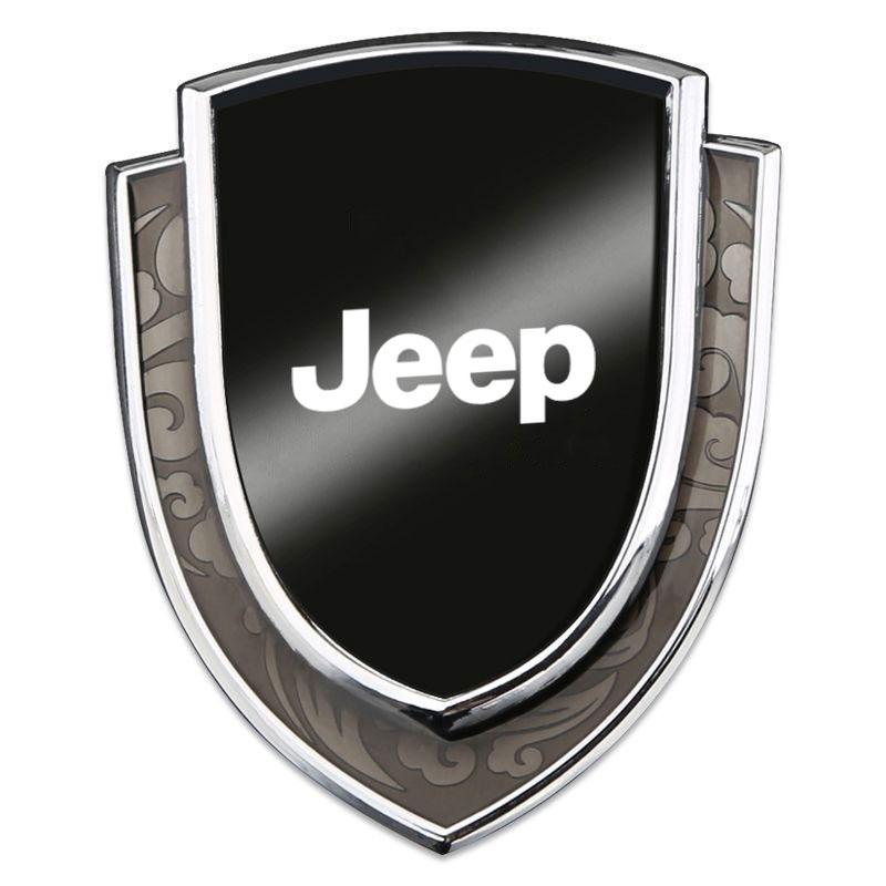 

3D Metal Car Side Fender Trunk body Emblem Badge sticker For Jeep Grand Cherokee Wrangler JK Gladiator Compass Renegade Patriot