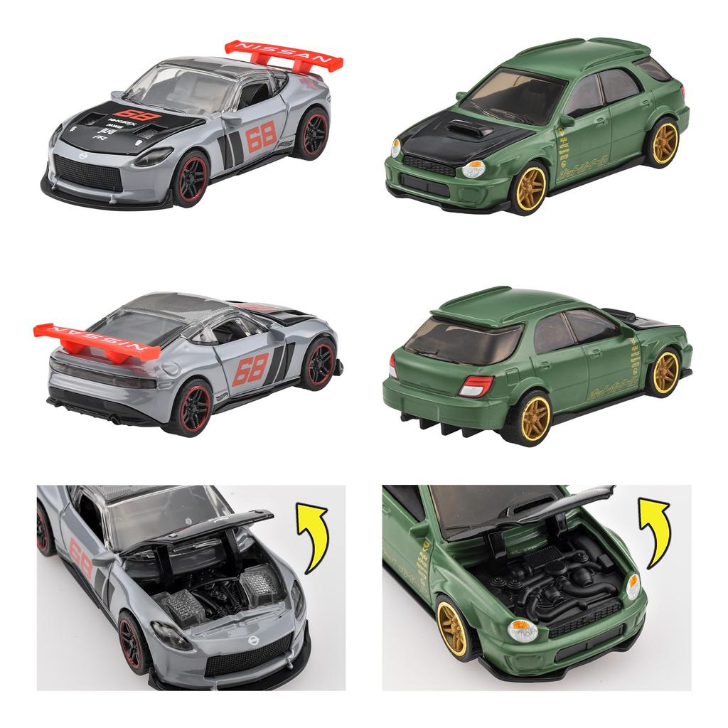 Hot Wheels Pullback Assorted Vehicle Miniature Box of Ages Toys, Cars, 8, 3+, Multi-color, HPT04-986Q