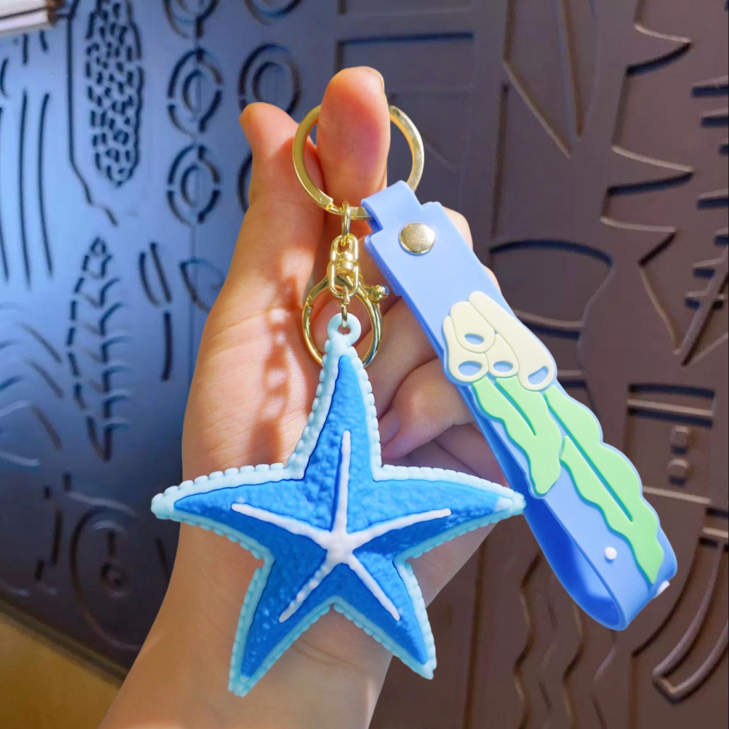 

Cute Starfish Keychain Pendant for Children & Couples