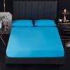 2026 NEW Waterproof Mattress Cover Solid Color Bed Fitted Sheet Protector Anti Dust Against Mites and Bacteria Bed Linens with Elastic